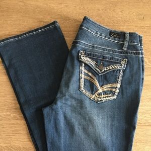 Earl slim boot faded jean Sz 12